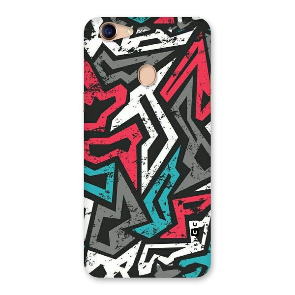 Rugged Strike Abstract Back Case for Oppo F5 Youth